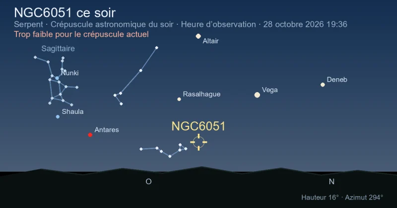 NGC6051 ce soir
