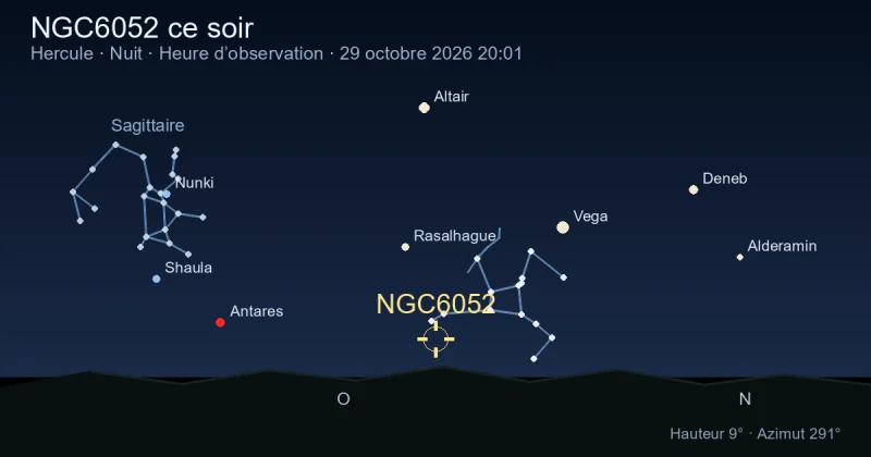 NGC6052 ce soir