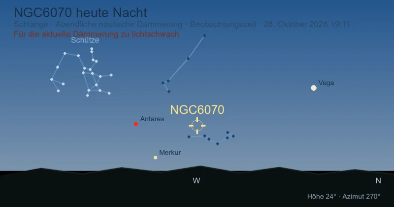 NGC6070 heute Nacht