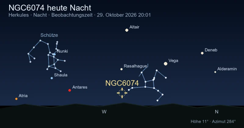 NGC6074 heute Nacht