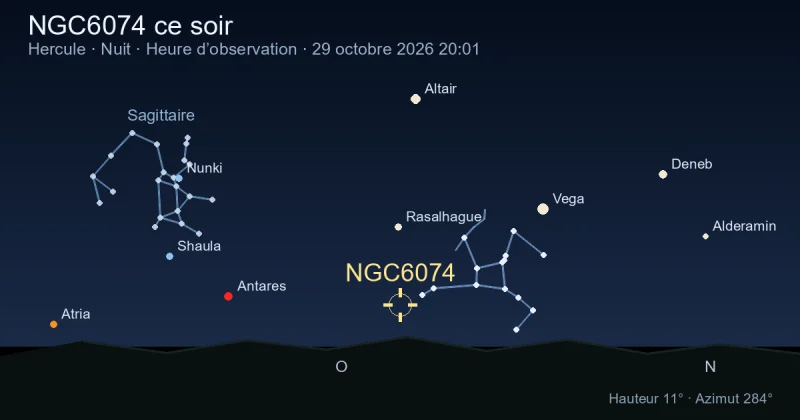 NGC6074 ce soir