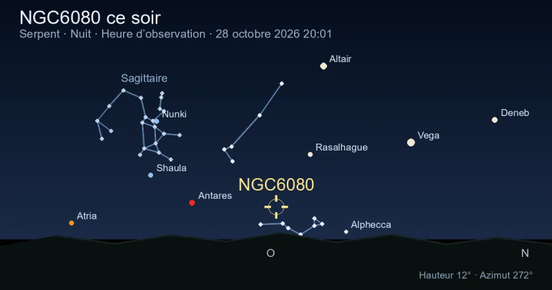 NGC6080 ce soir