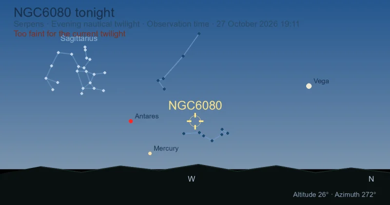 NGC6080 tonight