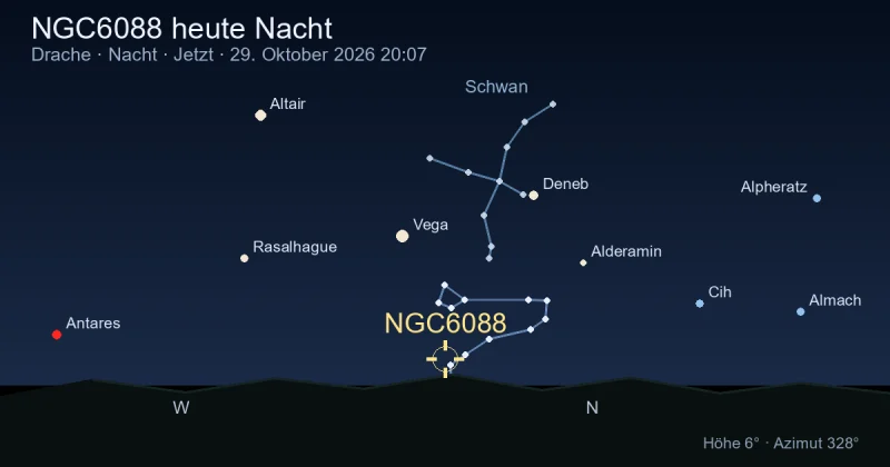 NGC6088 heute Nacht