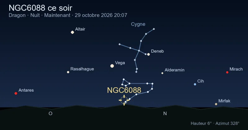 NGC6088 ce soir