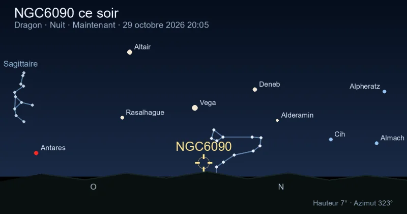 NGC6090 ce soir