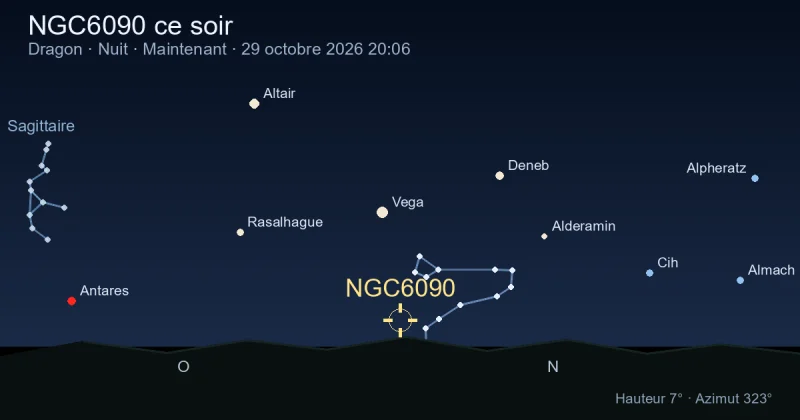 NGC6090 ce soir