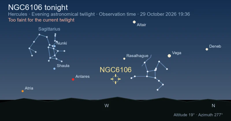 NGC6106 tonight