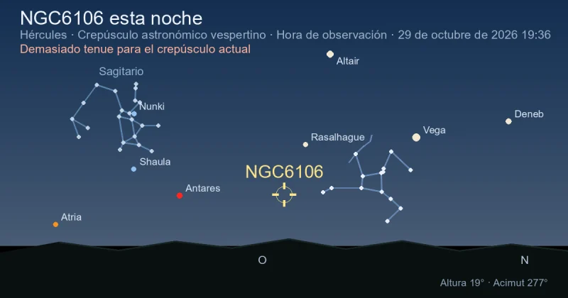 NGC6106 esta noche