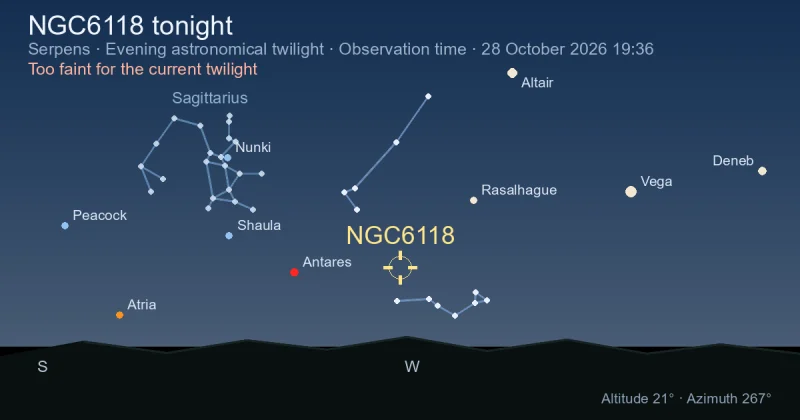 NGC6118 tonight