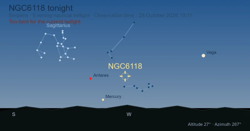 NGC6118 tonight