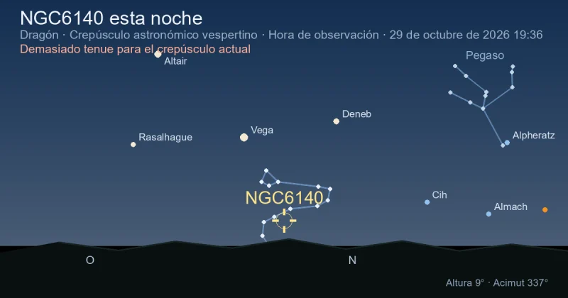 NGC6140 esta noche