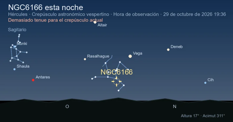 NGC6166 esta noche