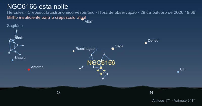 NGC6166 esta noite