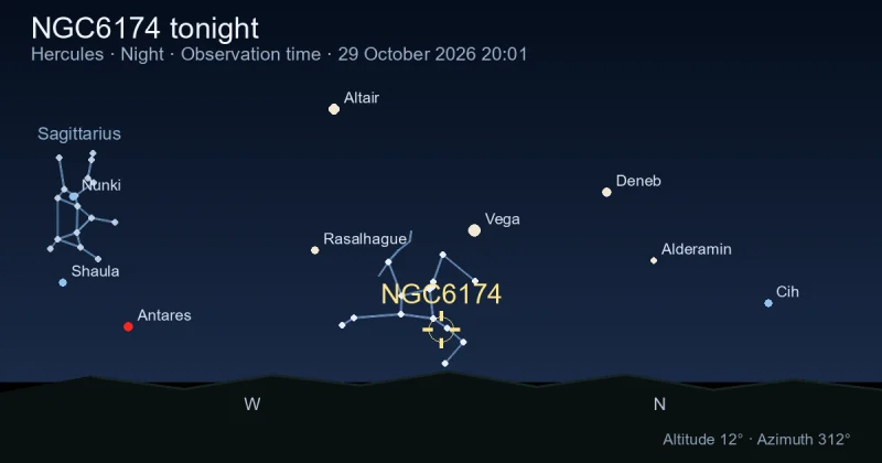 NGC6174 tonight