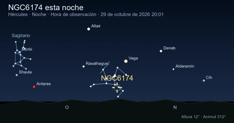 NGC6174 esta noche