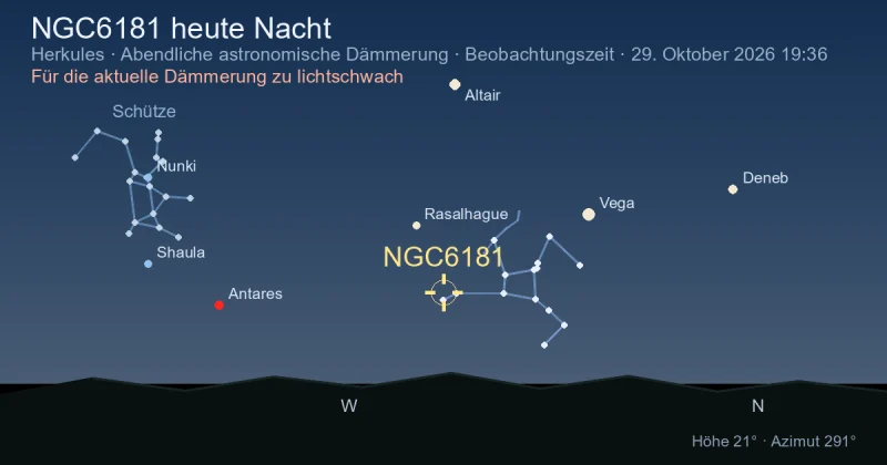 NGC6181 heute Nacht