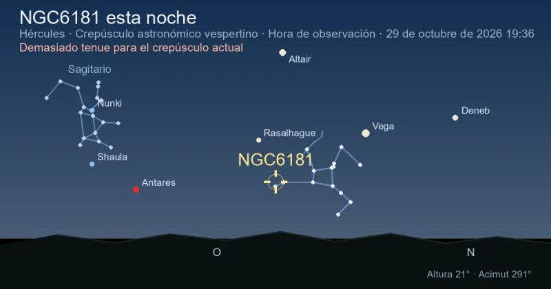 NGC6181 esta noche