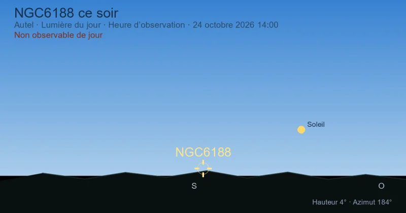 NGC6188 ce soir