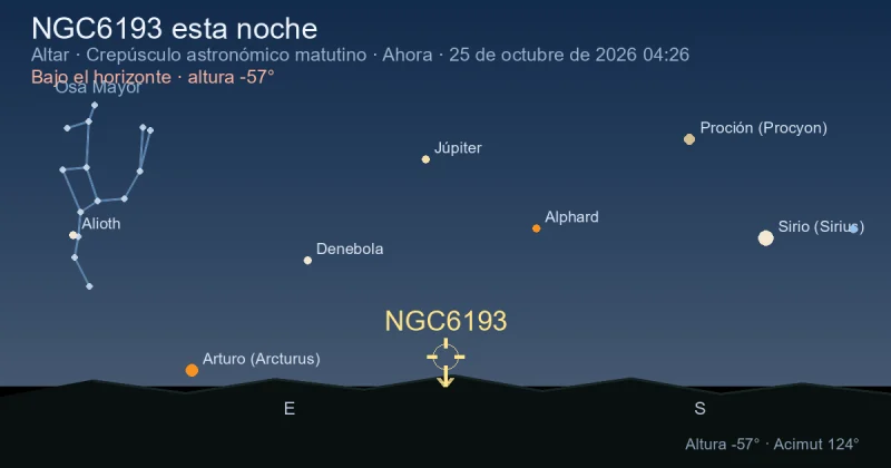 NGC6193 esta noche
