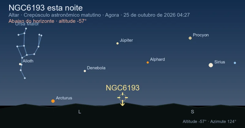NGC6193 esta noite