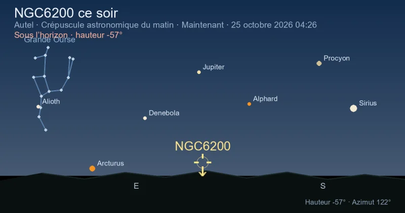 NGC6200 ce soir