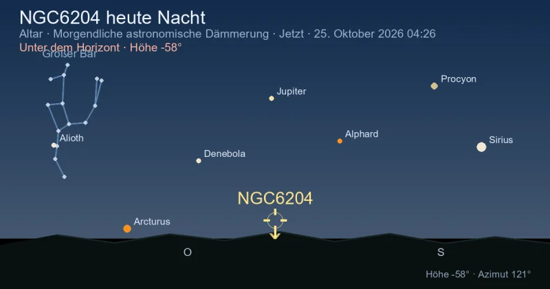 NGC6204 heute Nacht