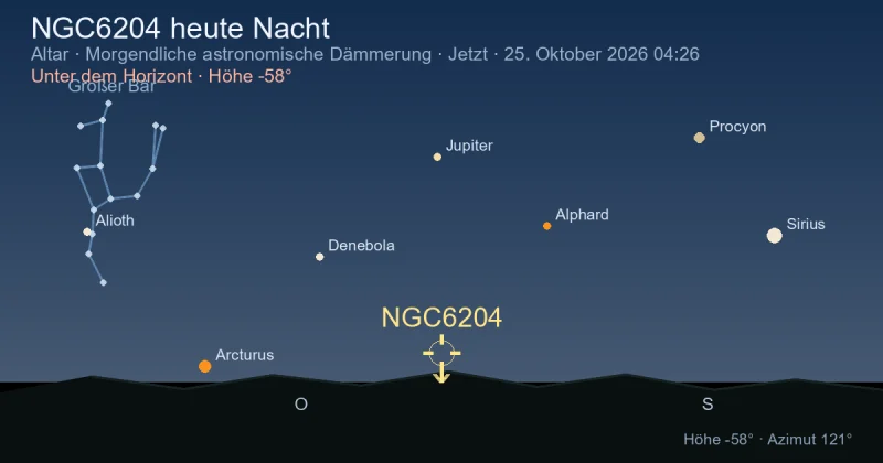 NGC6204 heute Nacht