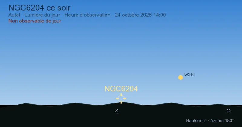 NGC6204 ce soir