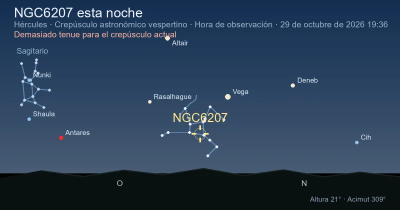 NGC6207 esta noche