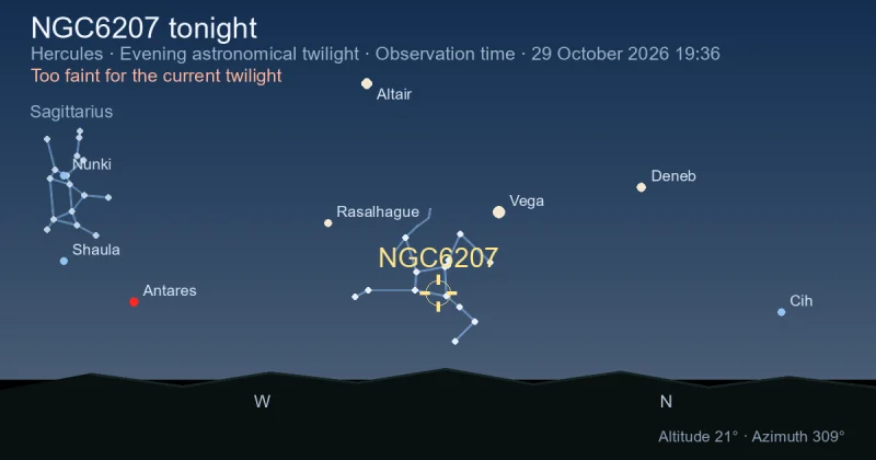 NGC6207 tonight