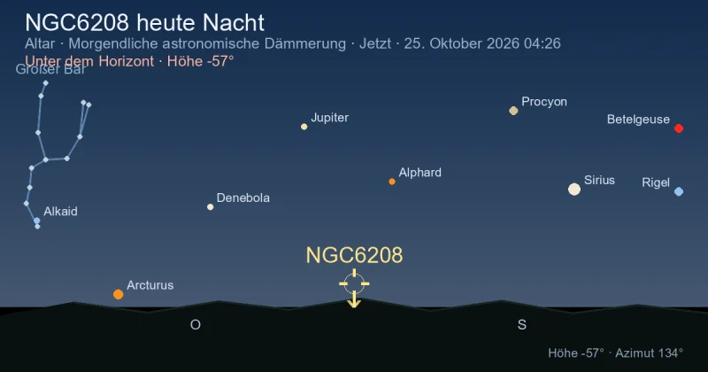 NGC6208 heute Nacht