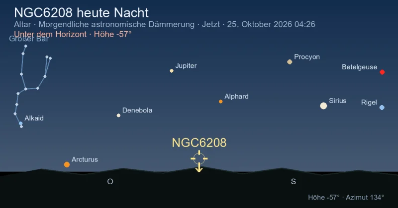 NGC6208 heute Nacht