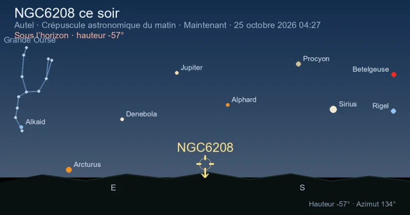 NGC6208 ce soir