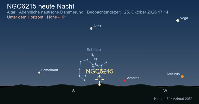 NGC6215 heute Nacht