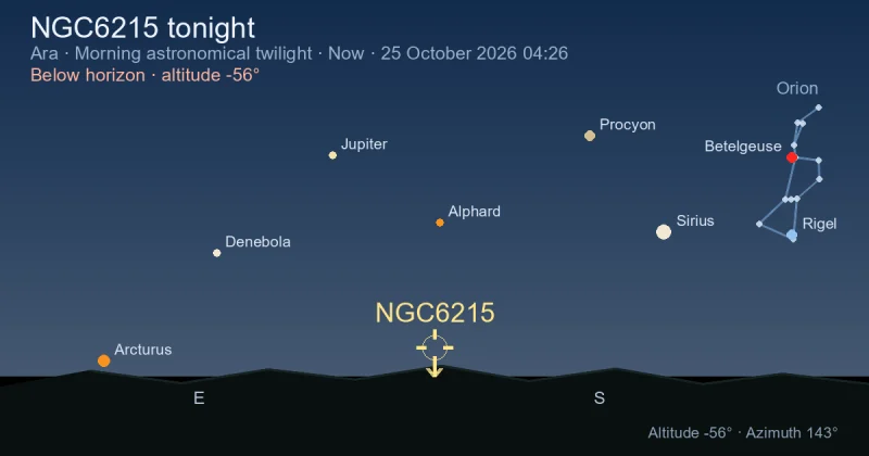 NGC6215 tonight