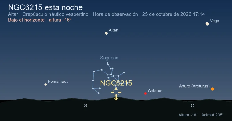 NGC6215 esta noche