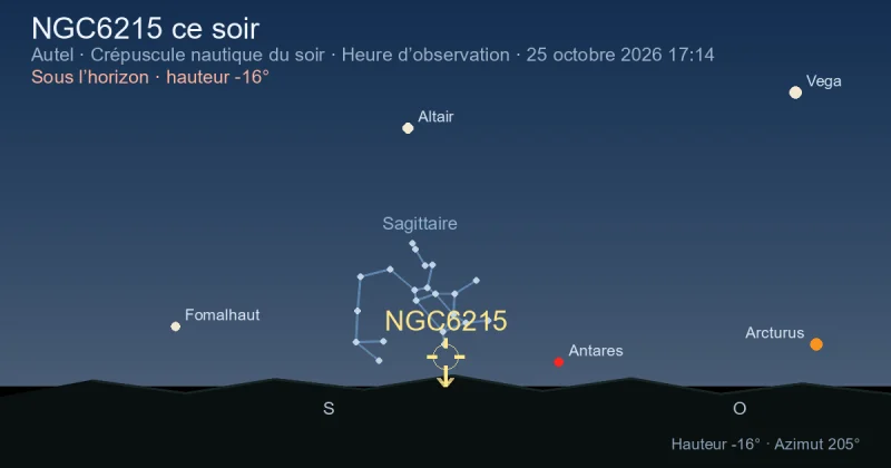 NGC6215 ce soir