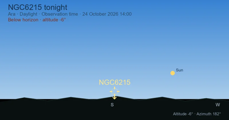NGC6215 tonight