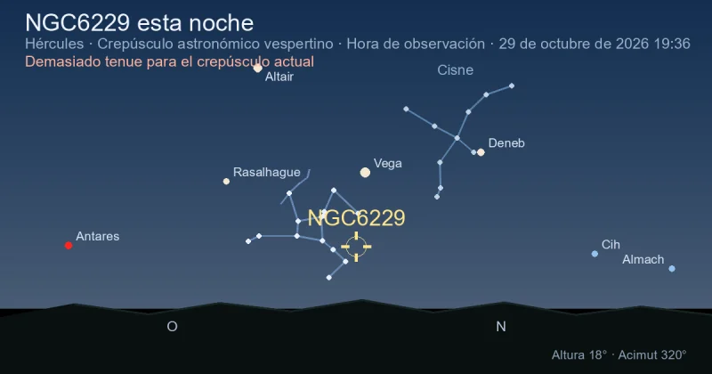 NGC6229 esta noche