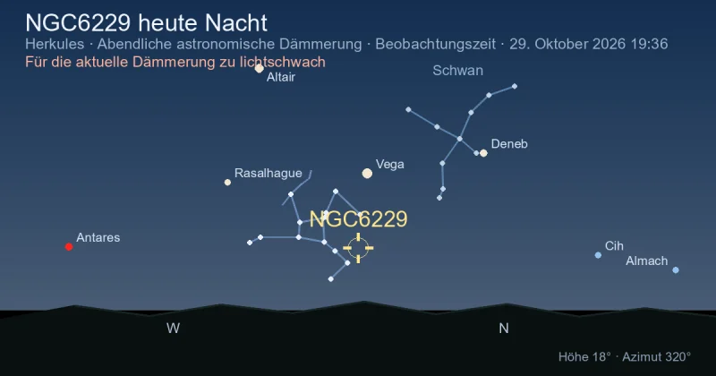NGC6229 heute Nacht