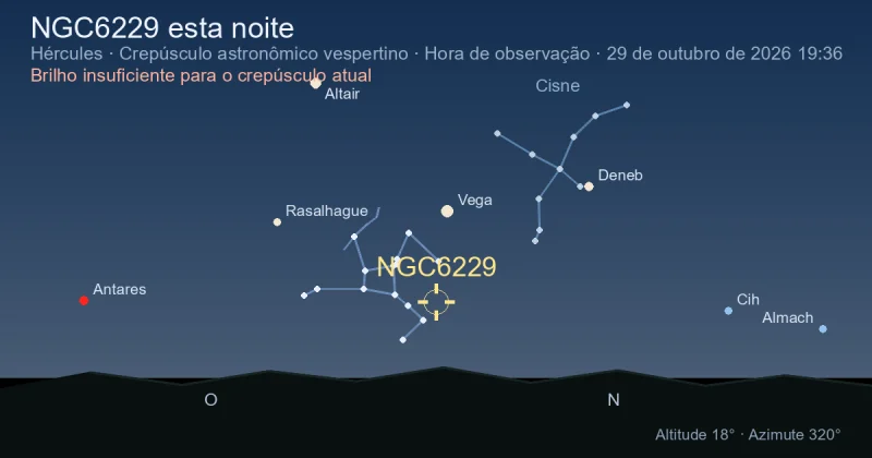 NGC6229 esta noite