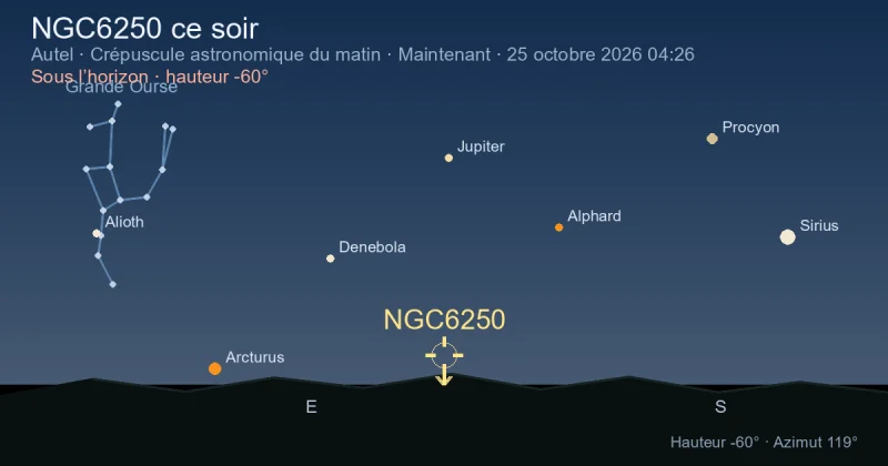 NGC6250 ce soir