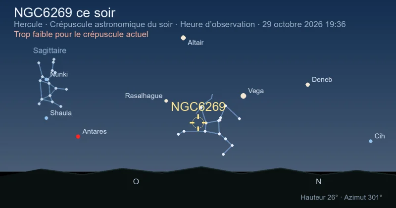 NGC6269 ce soir
