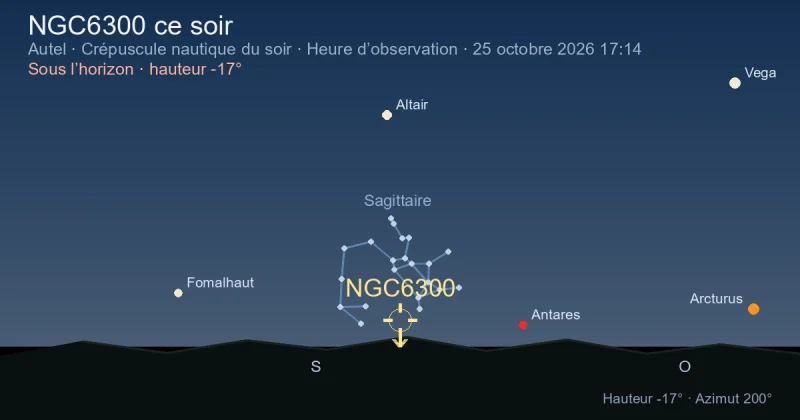 NGC6300 ce soir
