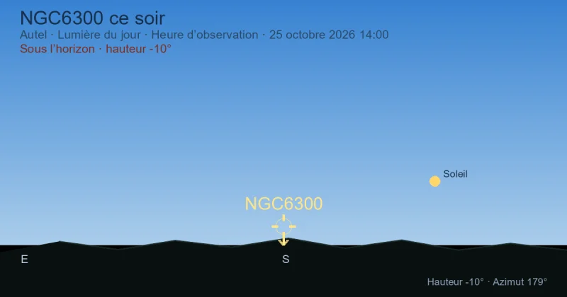 NGC6300 ce soir