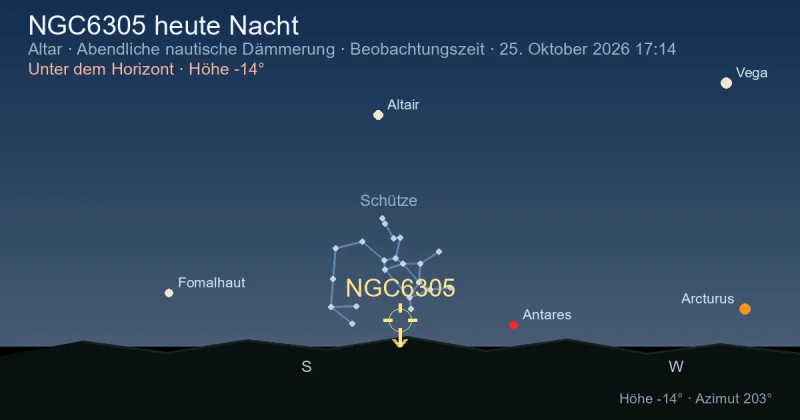 NGC6305 heute Nacht