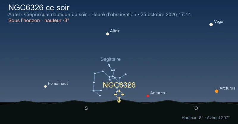 NGC6326 ce soir