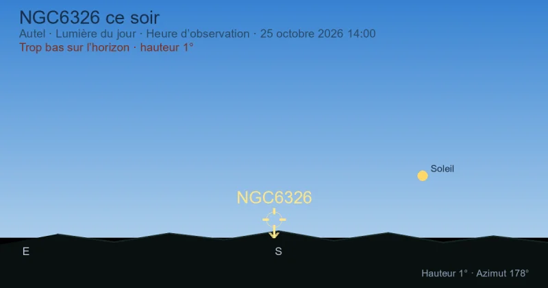 NGC6326 ce soir