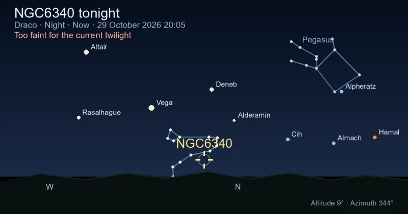 NGC6340 tonight